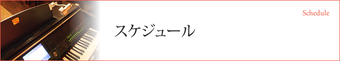 スケジュール